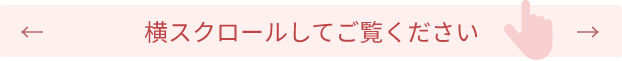 横スクロールしてご覧ください